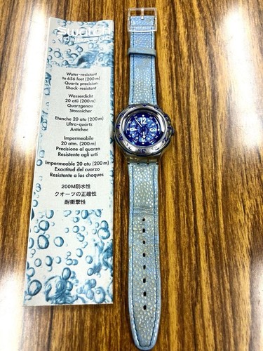 Swatch SCUBA 200 LUNAIRE Quartz Diver Watch Swiss Made.s