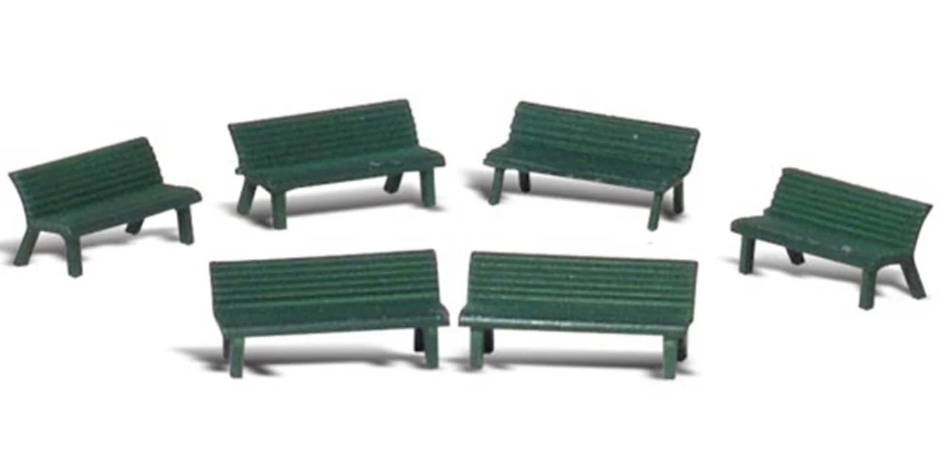 Woodland Scenics WA2758 A2758 Woodland Scenics - O Gauge Park Benches