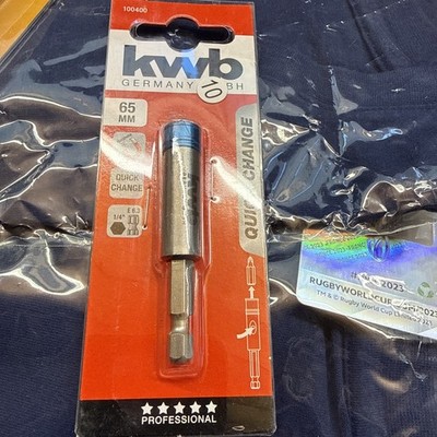 kwb 100400 Schnellwechsel Bithalter 1/4'' Sechskant One-Touch magnetisch