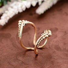 Arthritis Splint Knuckle Ring Midi Handmade Brass Ring for Women Gift for her