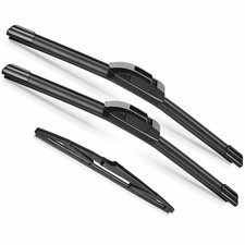 24" 18" Windshield Wipers with 12 Inch Rear Wiper Blade Replacement for Chevy...
