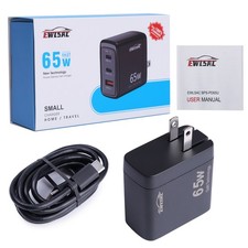 65W Plug Charging Station Multi Port for Phone 16 Pro/16/15 S24 Tablet Trave Tra