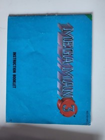 Mega Man 3 NES Nintendo Game Complete In Box With Instruction Manual Rare Game