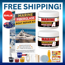 BONDTECH MARINE FIBERGLASS REPAIR KIT GELCOAT FILLER BOAT SURFBOARD SHOWER 100ml