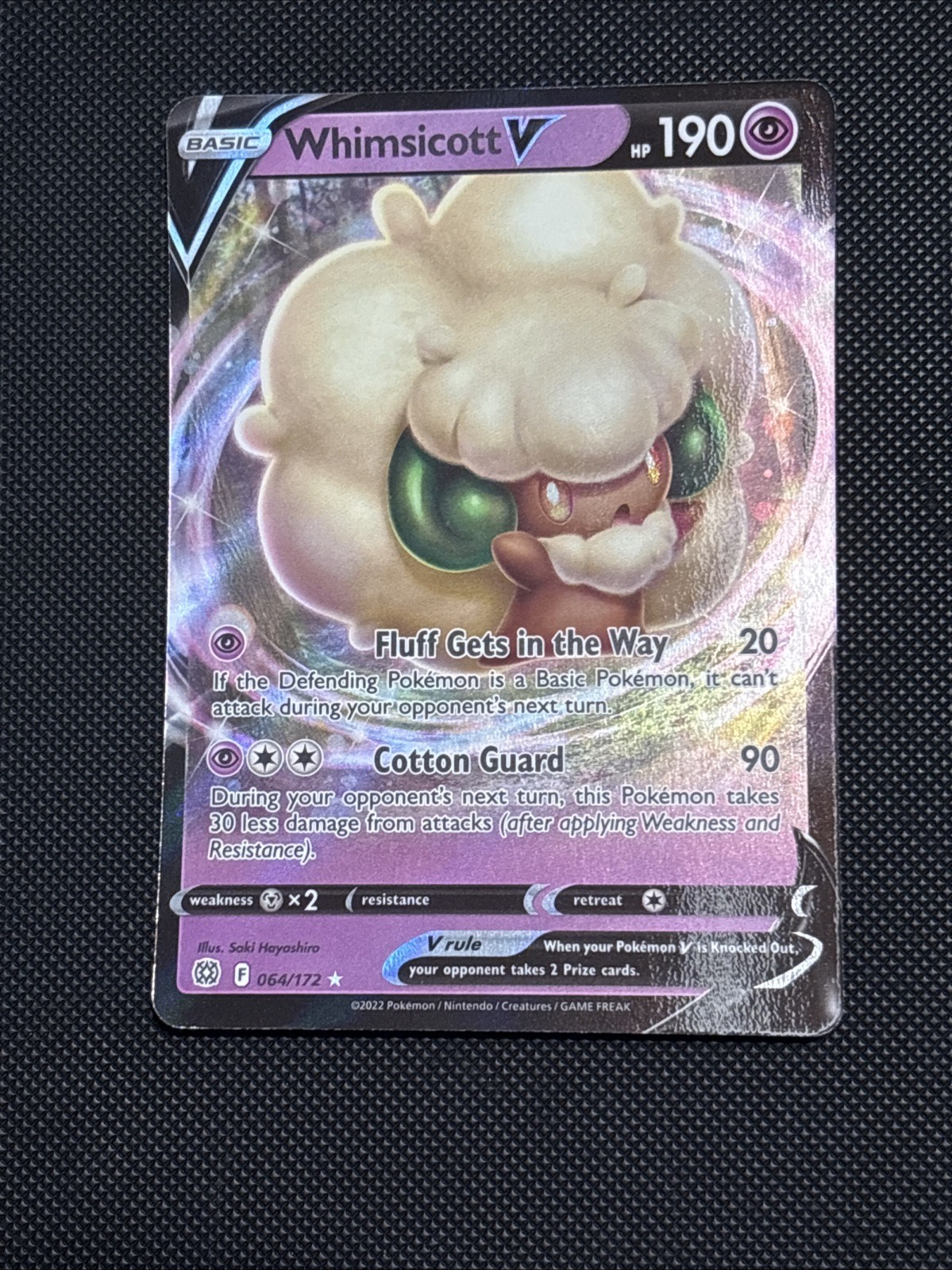 Pokemon: Whimsicott V SWSH09: Brilliant Stars