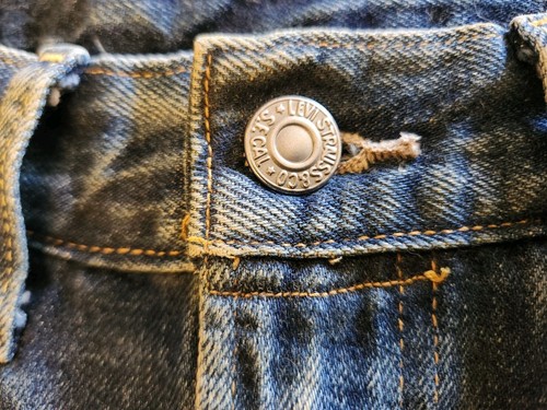 Levis Vintage Clothing LVC 1954 501Z Selvedge Jeans Patch 34x 34 Irregular 33 - Picture 23 of 24