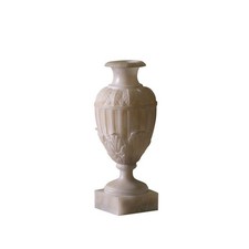 Vase mit Sockelfu&szlig; geschnitzt gerippt Vase ausgestellt f&uuml;r Tischplatte, Hausbesitzer