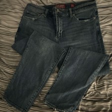 Lucky Brand Women  s Sienna Slim Bf Blue Medium Wash Denim Boyfriend Jess Size 10