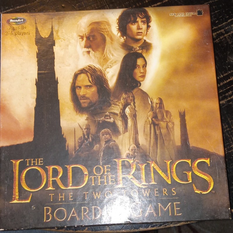 RoseArt Lord of the Rings: Two Towers Board Game 31372, 2-6 Players, Ages 8+
