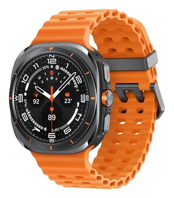 Samsung Galaxy Watch Ultra - 47 mm - titanfarben grau - intelligente Uhr mit Mar