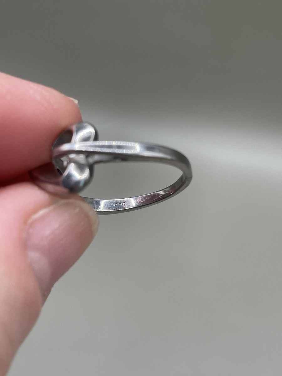 Jane Seymour Kay Jewelers Sterling Silver 925 Open Double Hearts