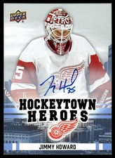 2025-26 UD Centennial HockeyTown Heroes Jimmy Howard Auto #HH-21
