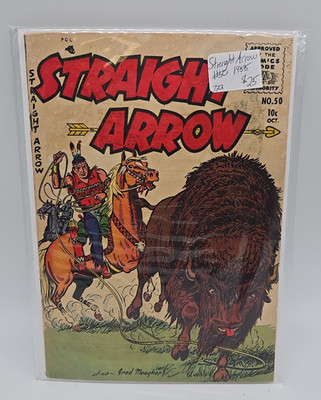 Straight Arrow No 50 Golden Age 1955 ME Western Comic Book
