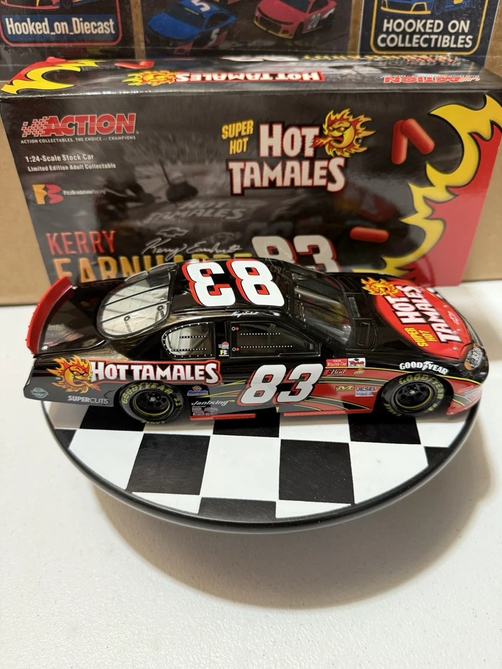 Kerry Earnhardt #83 Hot Tamales ROOKIE 2003 1/24 Nascar Diecast - Image 3 of 4