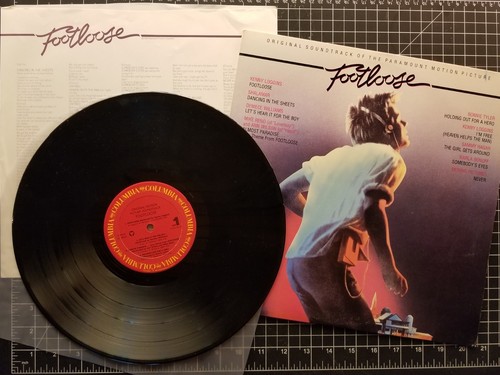 FOOTLOOSE Soundtrack LP 1984 VG+ w/ INNER Loggins SHALAMAR Hagar ALMOST PARADISE - Picture 3 of 6