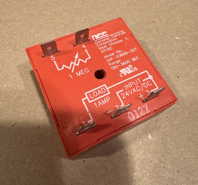 Q4F-03600-327 Solid State Cube Contact, National Controls Corporation UNTESTED