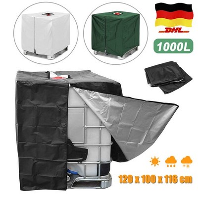 IBC Container Abdeckung UV Schutz Frostschutz Hülle Regenwassertank Abdeckplane