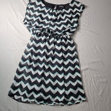 Love Reign Women's Striped Cocktail Party Dress Size S