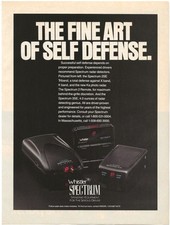 Vintage Print Ad Whistler Spectrum Radar Detector - The Fine Art Of Self Defense