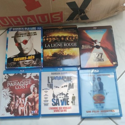 Blu Ray Sammlung 6 französische Blu Rays, Umstellung auf Englisch de Möglich