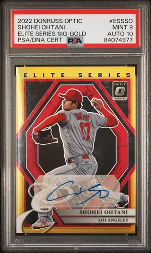 2022 Panini Donruss Optic Elite Series Signatures #ESS-SO Shohei Ohtani Angels