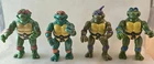 VINTAGE 1992 TMNT SET OF ALL 4 TOON TURTLES  ALL WORK