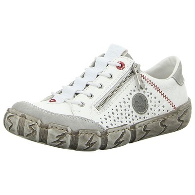 Rieker RIEKER sportliche Schnürschuhe L0355-80 weiß NEU