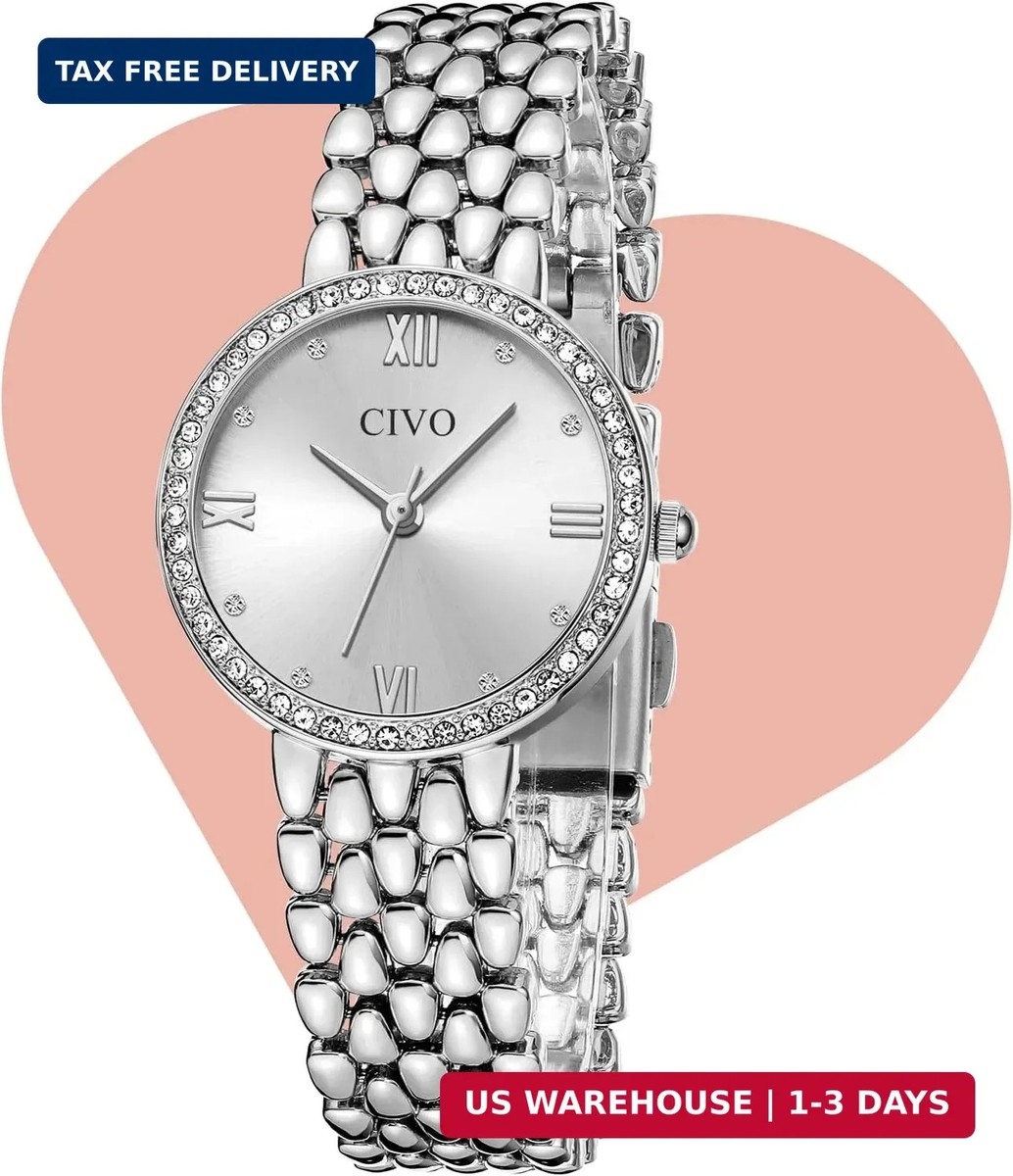 Quartz Gold Watch for Women: Elegant Stainless Steel Dress  display picture 1
