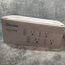 Govee Smart Plug 4-Pack Wi-Fi Bluetooth App-Controlled United States White