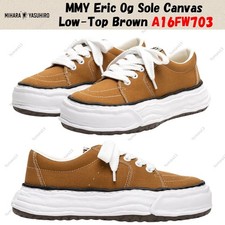 MMY Eric Og Sole Canvas Low-Top Brown A16FW703