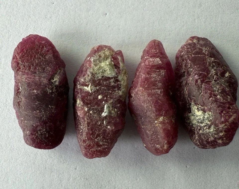 49.8 Ct Natural African Ruby (4pcs) - Image 4 of 4