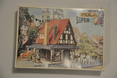 NIB HO Gauge POLA Blacksmith Shop 532 SuperColor KIT Germany READ FULL Descript