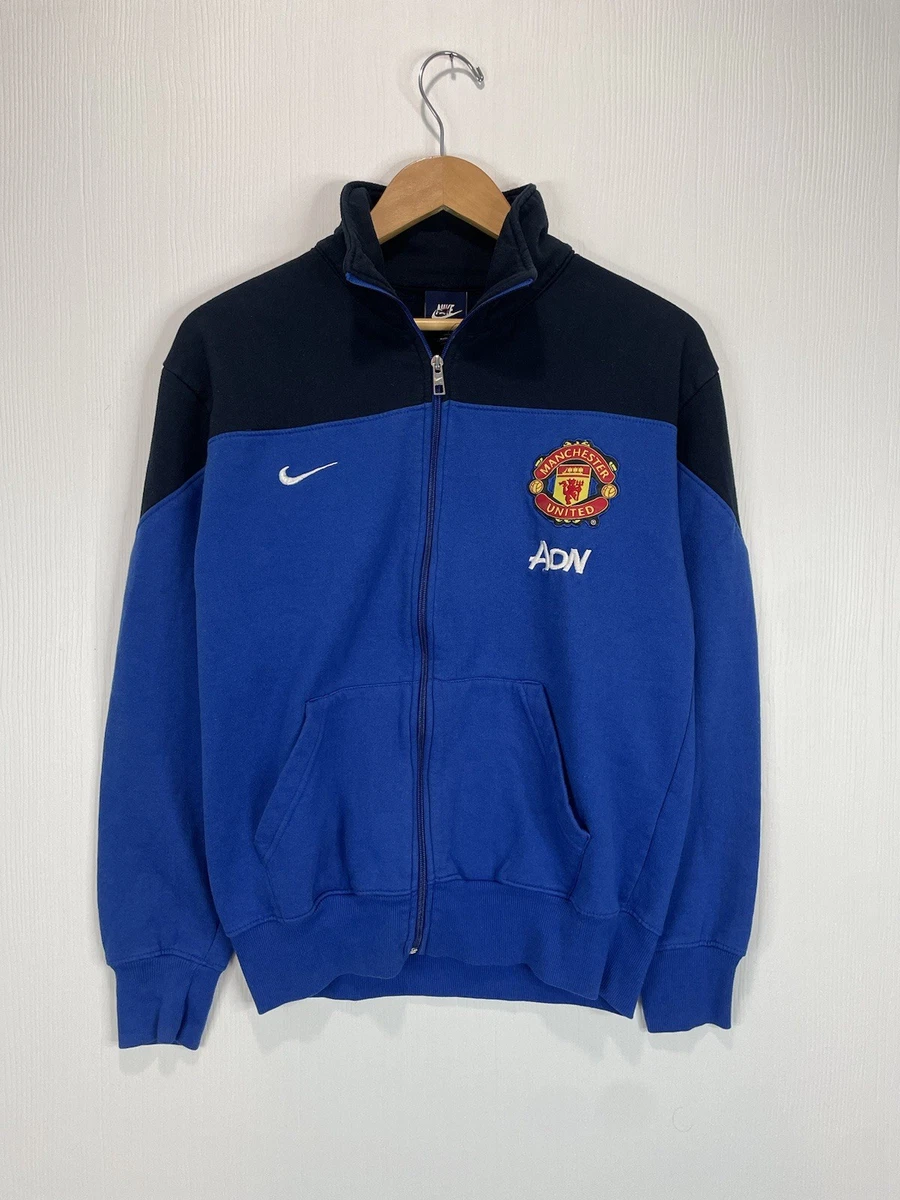 Blue Manchester United International Club Soccer Fan Jackets for