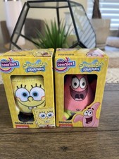 SpongeBob SquarePants Micro Teenies Plush toys, featuring SpongeBob and Patrick