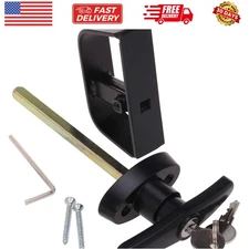 6½" T-Handle Shed Door Lock Handle with Lock Keyed Alike Garage t Handle Shed...