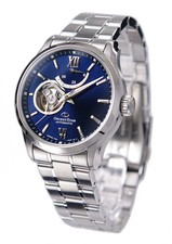 ORIENT Star RE-AT0001L Contemporary Semi Skeleton Automatic Navy Watch R80108106