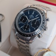 OMEGA Speedmaster Racing Men's Blue Watch 326.30.40.50.01.001 Mint Full Set 40mm