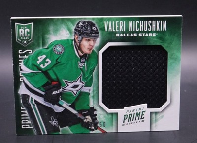 2013-14 Panini Prime Time Rookies #RK-VN Valeri Nichushkin Jersey Rookie RC /50