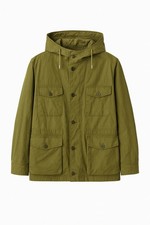 Herren Parka Jacke Boglioli olivgrün gewachst Größe 52 / XL UVP 650£