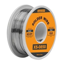 63/37 Solder Wire, high Purity no-wash tin-Lead Rosin cored Wire with 0.8mm 50g