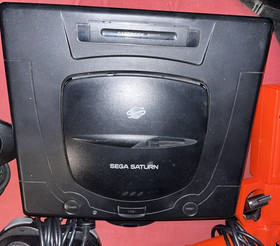 Sega Saturn MK-80000A, Controller, Not For Resale Games & Arcade Gun - TESTED