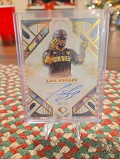 2025 Topps Diamond Icons Luis Arraez AUTO 7/25 San Diego Padres Autographed Hard