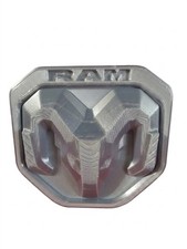 Dodge Ram Silver 3d Emblem Cover Plug Cap Tow Hitch 2 Receiver Ford Chevy Ram