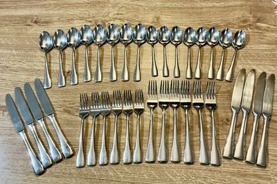 CRAFTKITCHEN CRAFT KITCHEN Stainless Flatware Set 38 Pieces Service For 6
