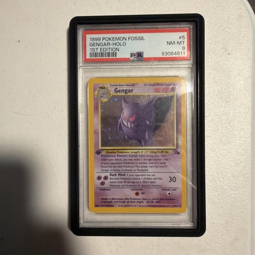 Gengar (1st Edition) graded PSA 8 for sale on eBay