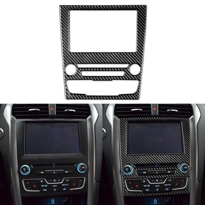 Real Bright Soft Carbon Fiber Car Dash Central Navigation Screen Control Pane...