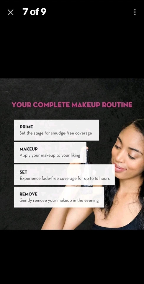 PACK DOBLE Skindinavia Maquillaje Ajuste Spray Niebla Sin Aceite Niebla Fina 16 Horas 4oz Foto 3 de 4