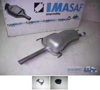 Imasaf ESD Auspuff Endtopf für Opel Astra G Stuf. 1.6/1.8 +16V 62-92KW Steck.