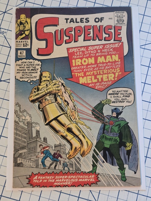 TALES OF SUSPENSE #47 Marvel Comics 1963 VG+ 4.5 Iron Man, 1st App/Origin Melter