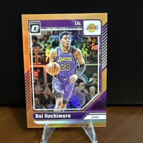 2024-25 Panini Donruss Optic Rui Hachimura #18 Orange Holo Prizm /175